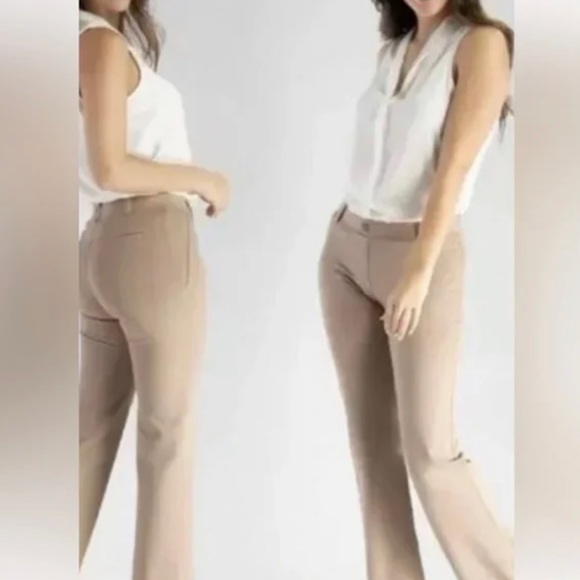 Betabrand Dress Yoga Pant Bootflare Kahki size M Medium New in Bag - Picture 5 of 8